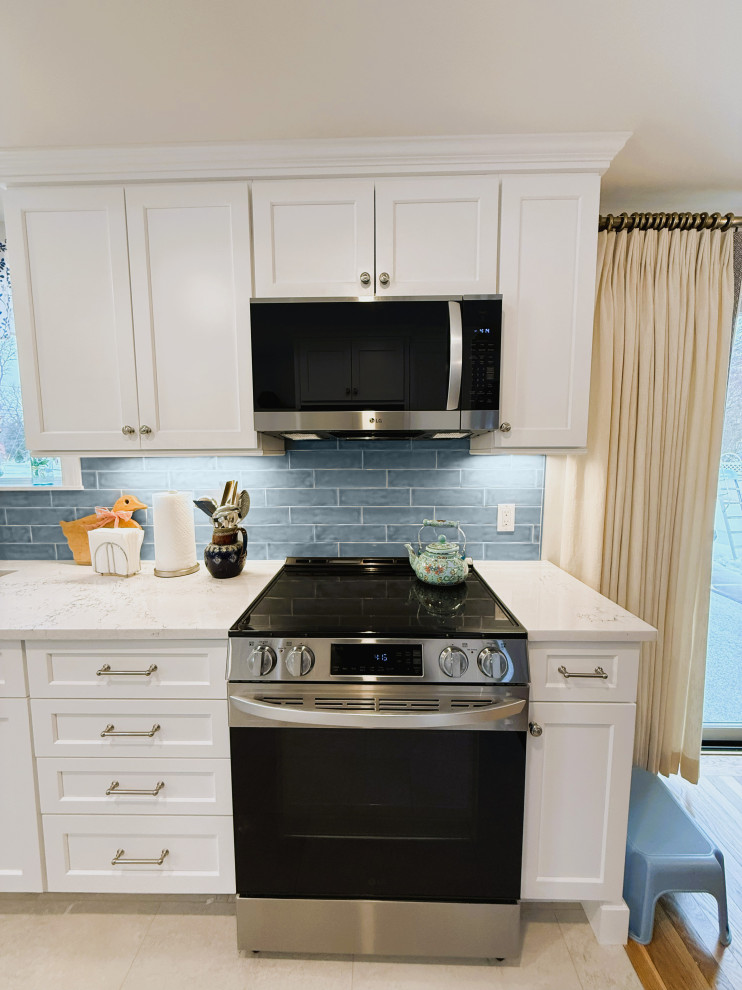 Balanced Blue Kitchen