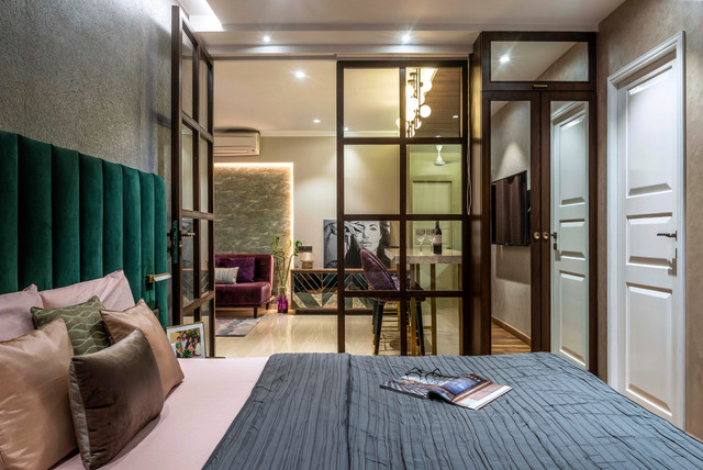 The Parisian Style Home At Bkc Modern Bedroom Mumbai