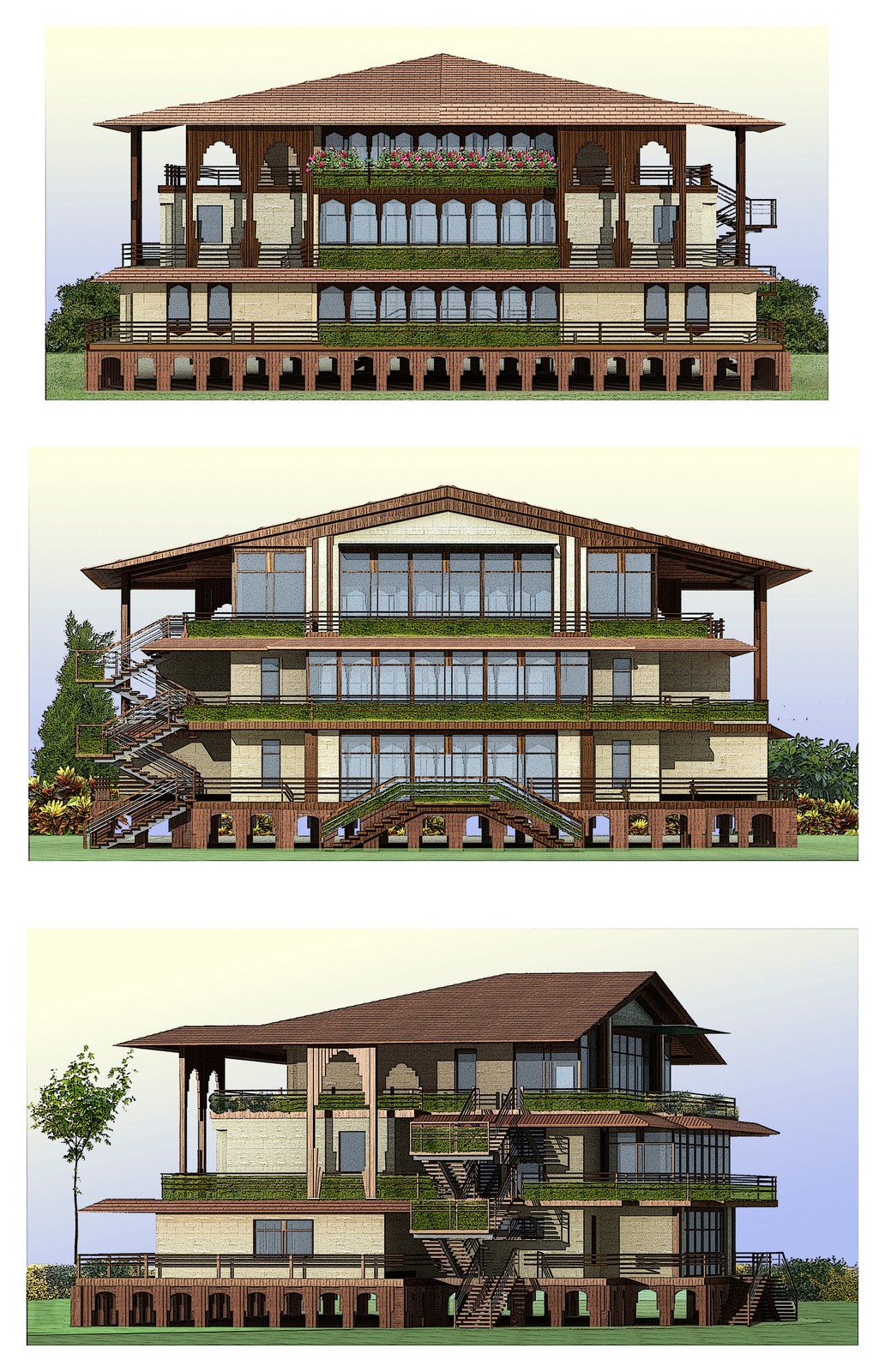 Дом в восточной Индии