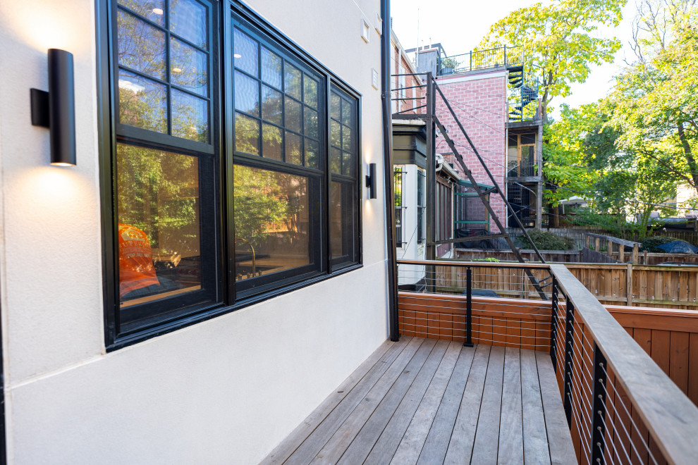 Eclectic Townhome City Scape