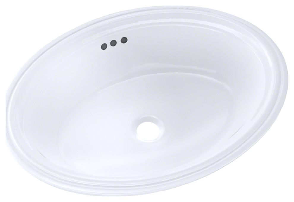 toto oval undermount bathroom sink