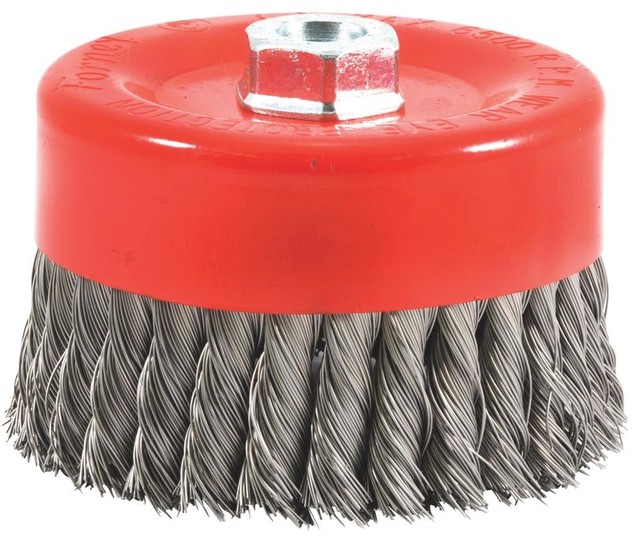 Forney Cup Angle Grinder Wire Brush Scrub Brushes & Sponges by Hipp