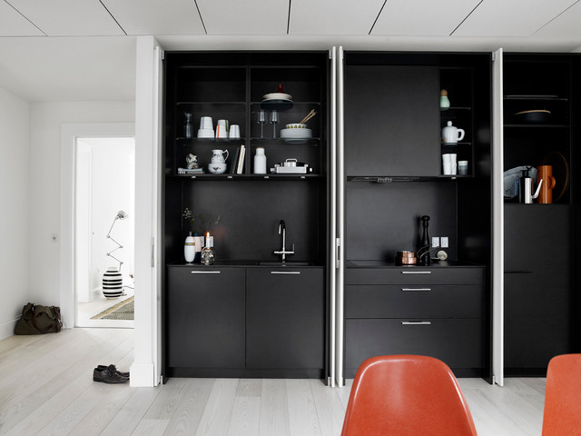 Hidden kitchen contemporary-koek
