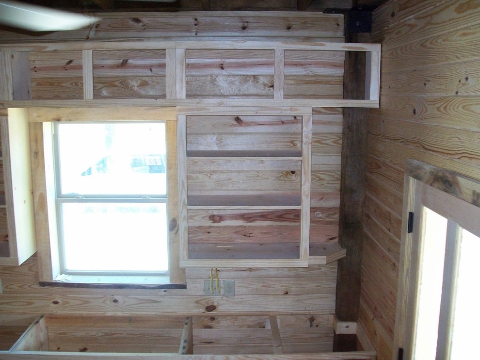 Inspiration for a rustic home design remodel in Austin