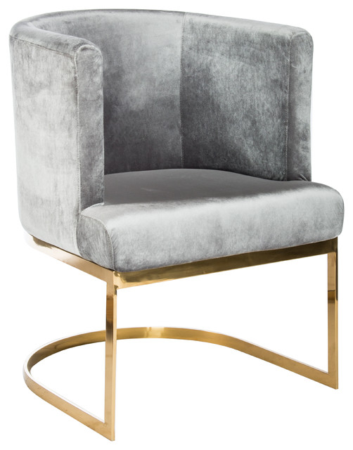hazel gold chrome chair - midcentury - office chairs - hazel gold chrome chair - midcentury - office chairs -