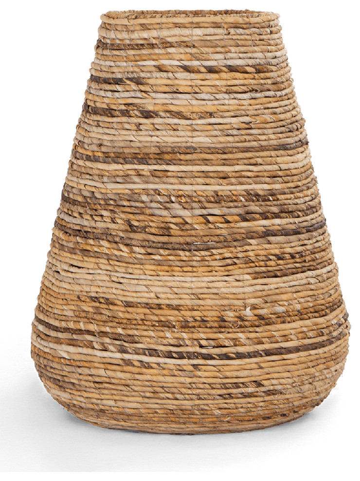 Two-Toned Abaca Basket Planter | dBodhi Java, Medium