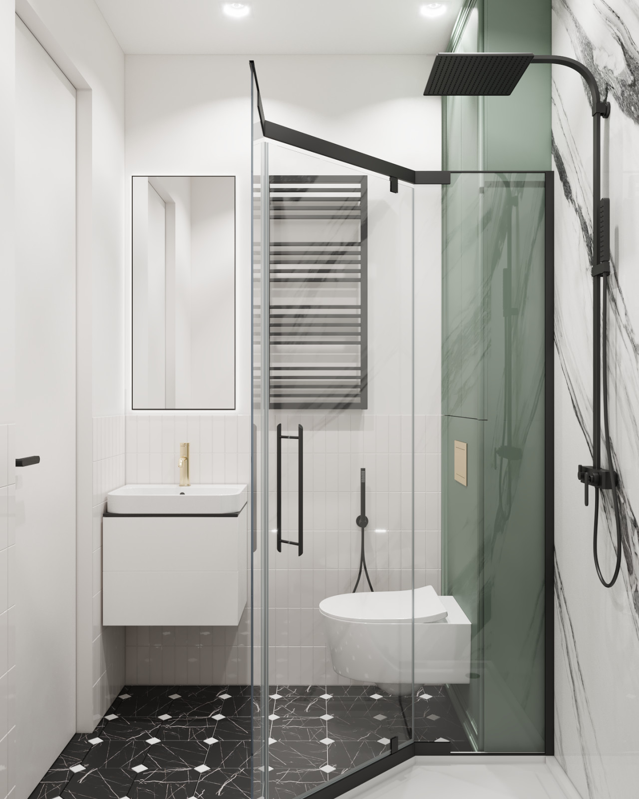 Интерьер квартиры 30 м2 в Хорошево-Мневниках (г. Москва)