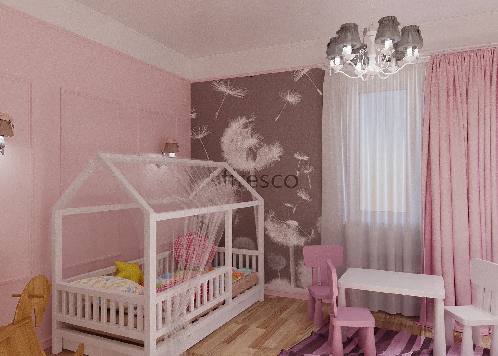 Детская с одуванчиками в коттедже