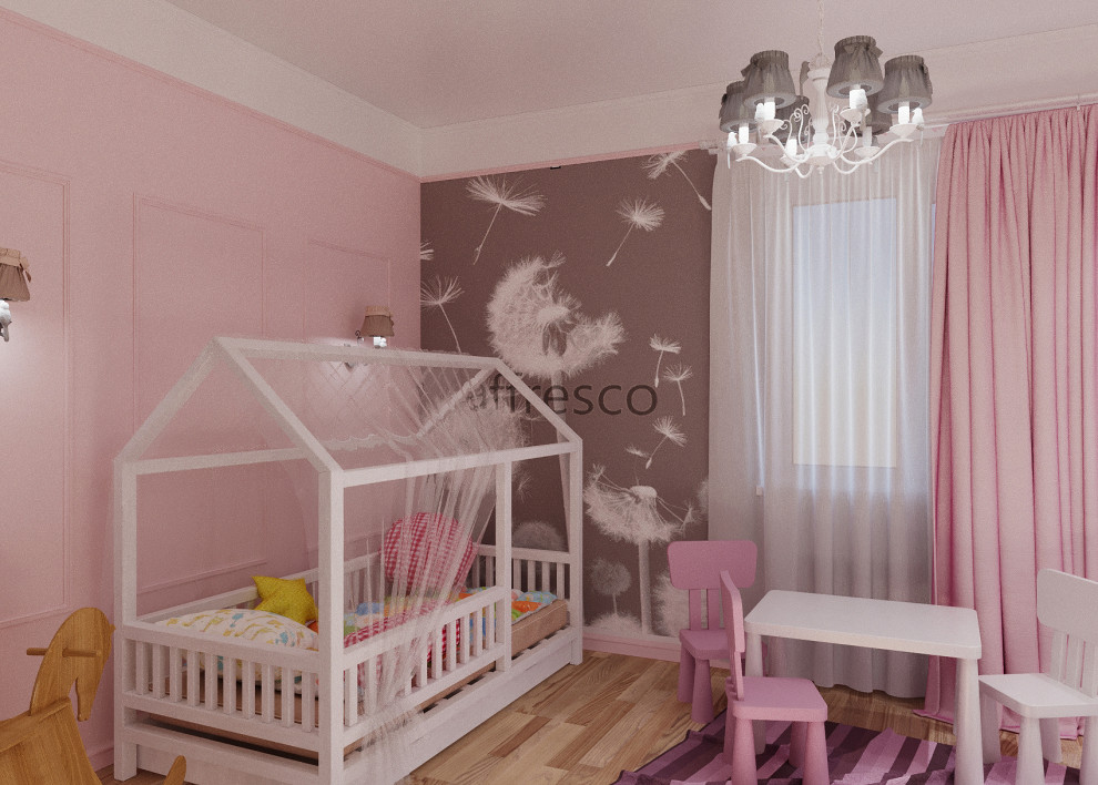 Детская с одуванчиками в коттедже