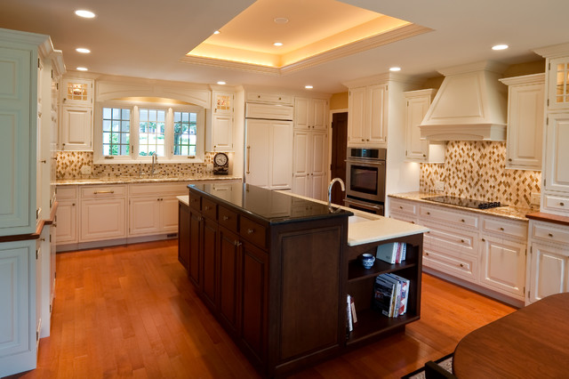 Kitchen Remodel With Tray Ceiling Contemporary Kitchen