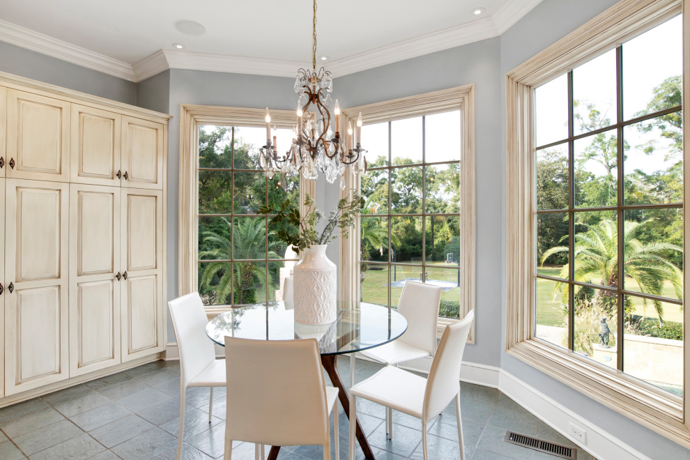 Dining room - transitional dining room idea