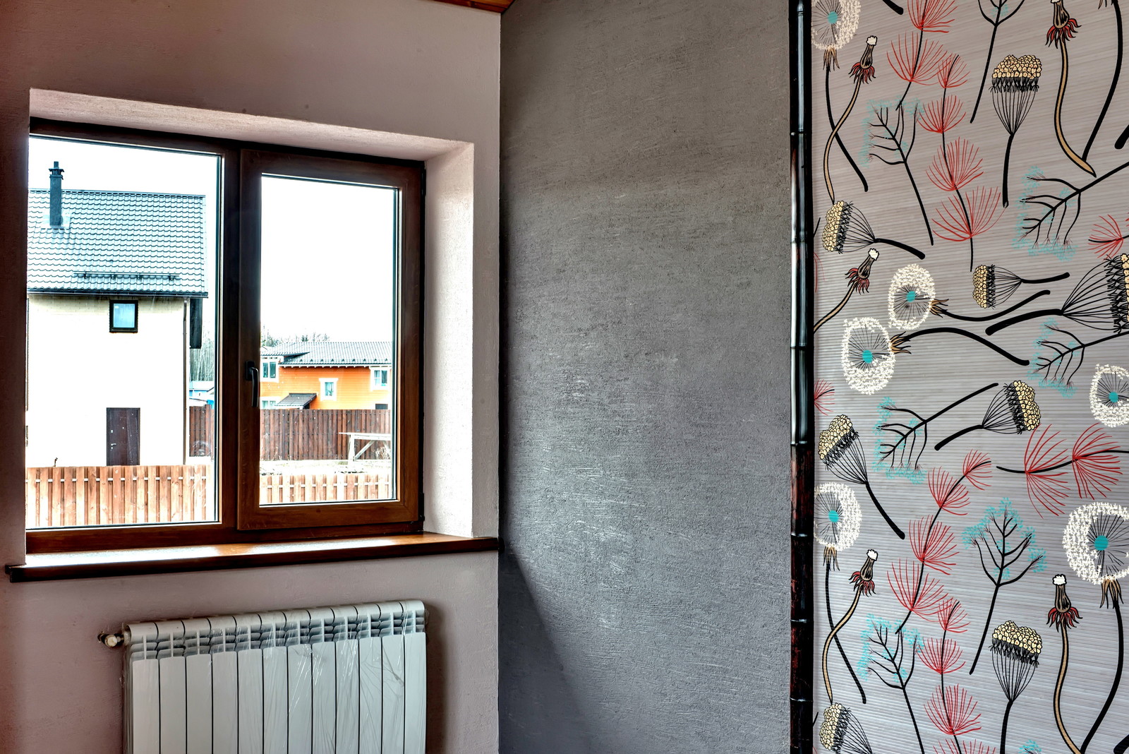 Стена из одуванчиков