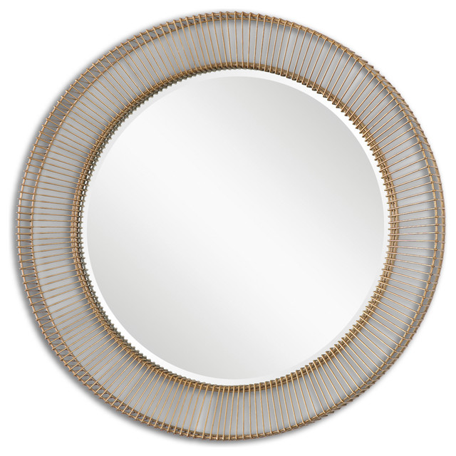 Uttermost Round Metal Mirrors Bricius Transitional Wall Uttermost Round Metal Mirrors Bricius Transitional Wall By Freely