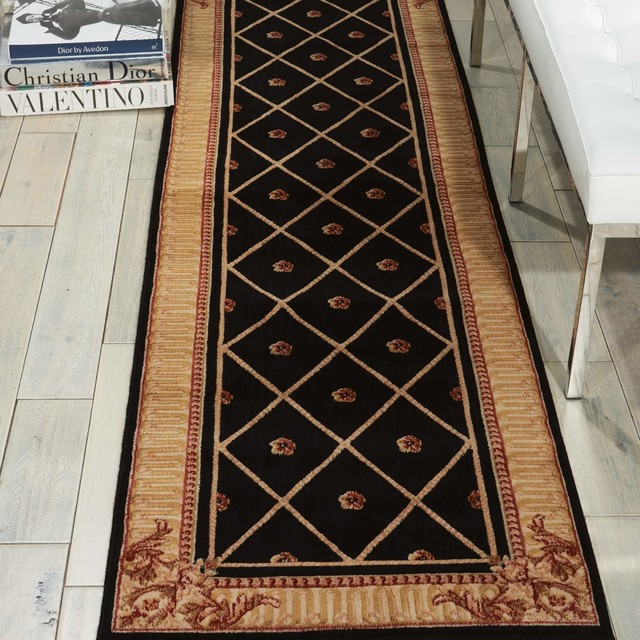 Nourison Ashton House Black Area Rug Rectangular 5 6 X7