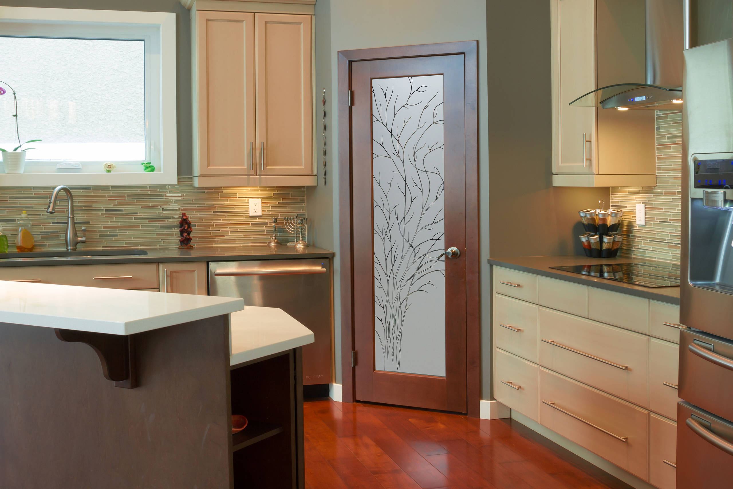 Frosted Glass Pantry Doors Houzz