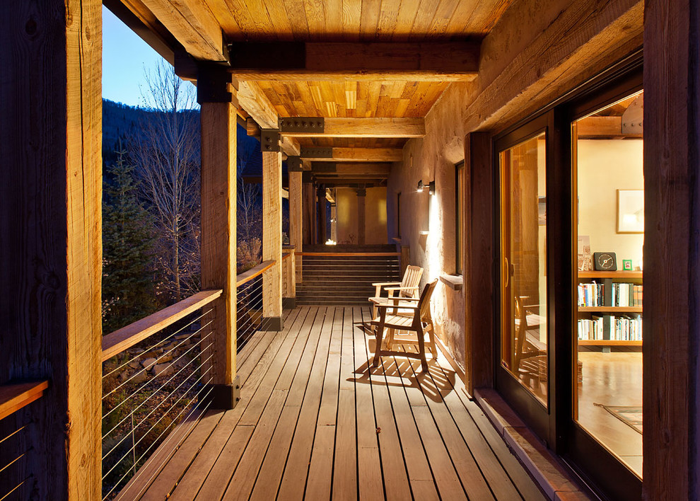 This is an example of a country verandah in Salt Lake City.