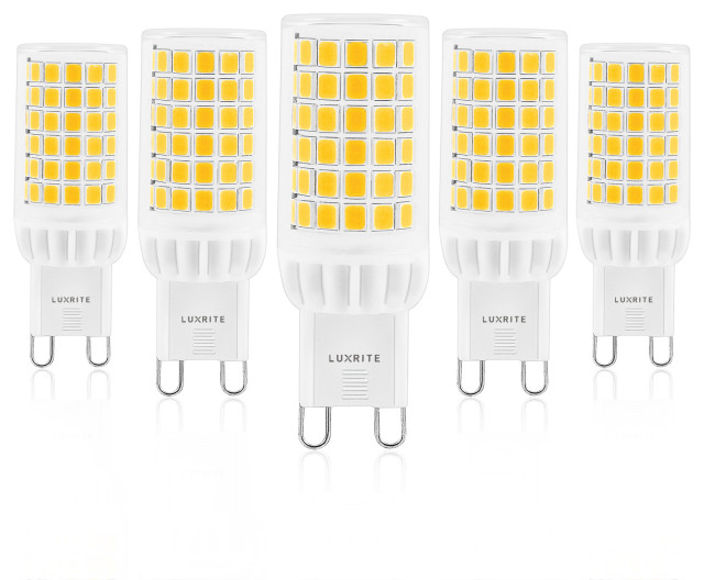 twee kom tot rust Cusco Luxrite G9 LED Bulb Dimmable, 5W, 500LM, G9 Bi-Pin, UL 5PK - Modern - Led  Bulbs - by Luxrite | Houzz