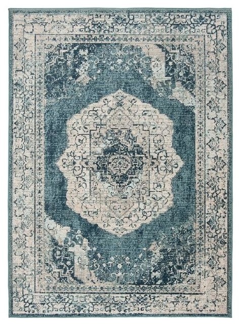 Safavieh Crystal Crs519b Rug Contemporary Area Rugs By Hut - Dark Teal And Gray Rugs Safavieh Crystal Crs519b Rug Contemporary Area Rugs By Hut - Dark Teal And Gray Rugs