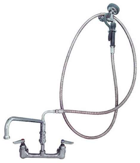 Splash Mounted Utility Sink Pre Rinse Faucet