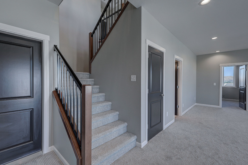 Inspiration for a transitional home design remodel in Seattle