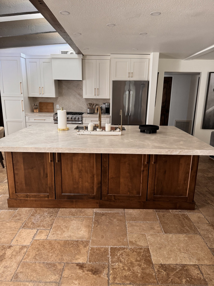 Full Kitchen Remodel — Stained Alder Island