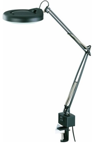 Lite Source LSM-197 Magnifying Swing Arm Lamp from the Mag-Lite III Collection