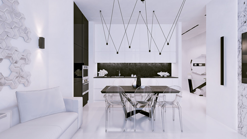 Квартира в современном стиле с элементами Хай-Тек