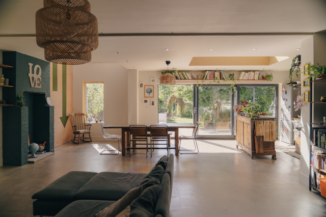 Modern Open-Plan Living Transformation country-kitchen