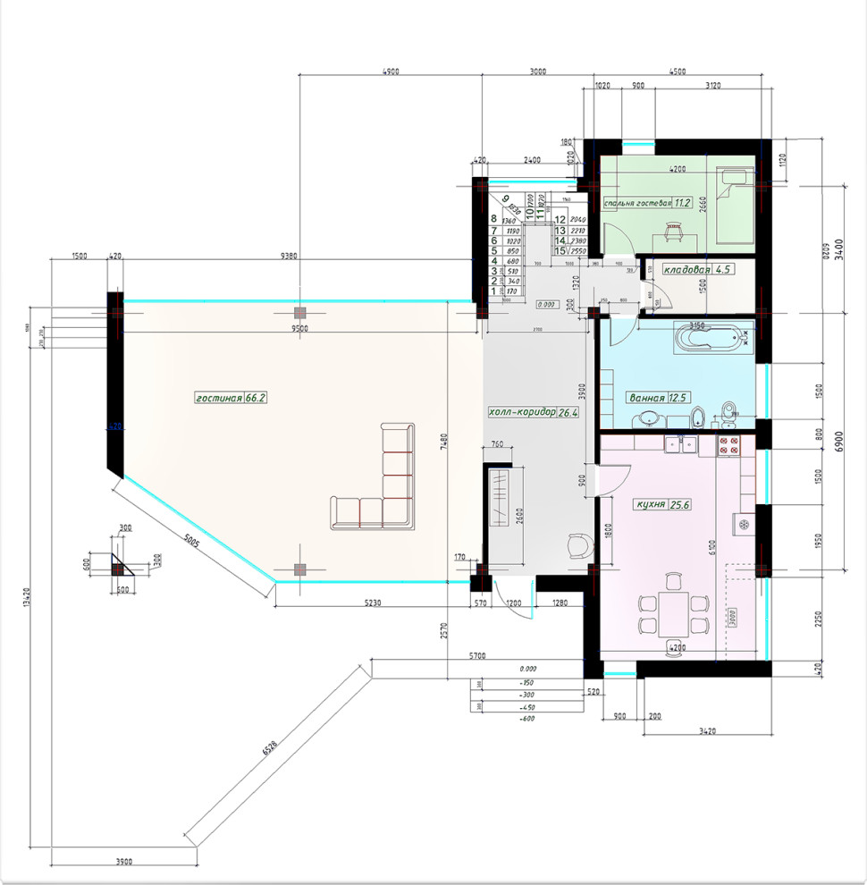 Проект жилого дома в Северной Осетии