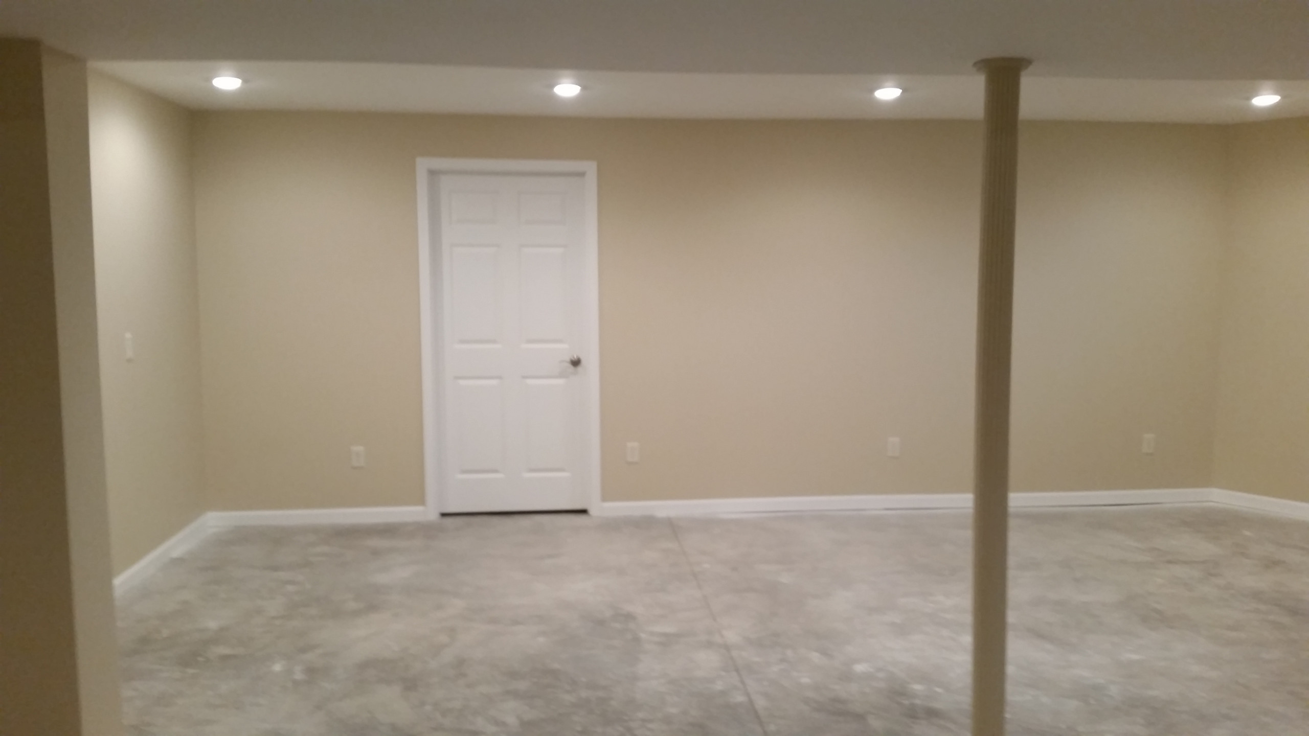 Basement Family space and bathroom