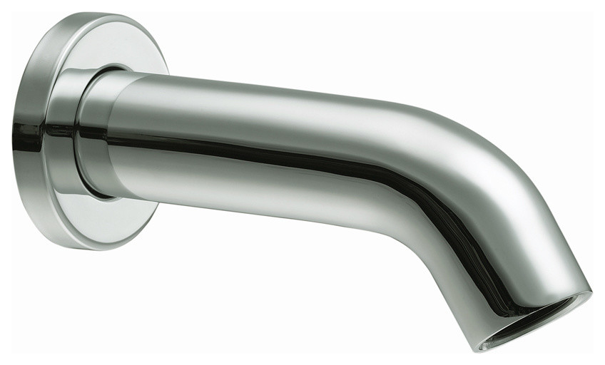 Dawn Wall Mount Tub Spout, Chrome, Brushed Nickel