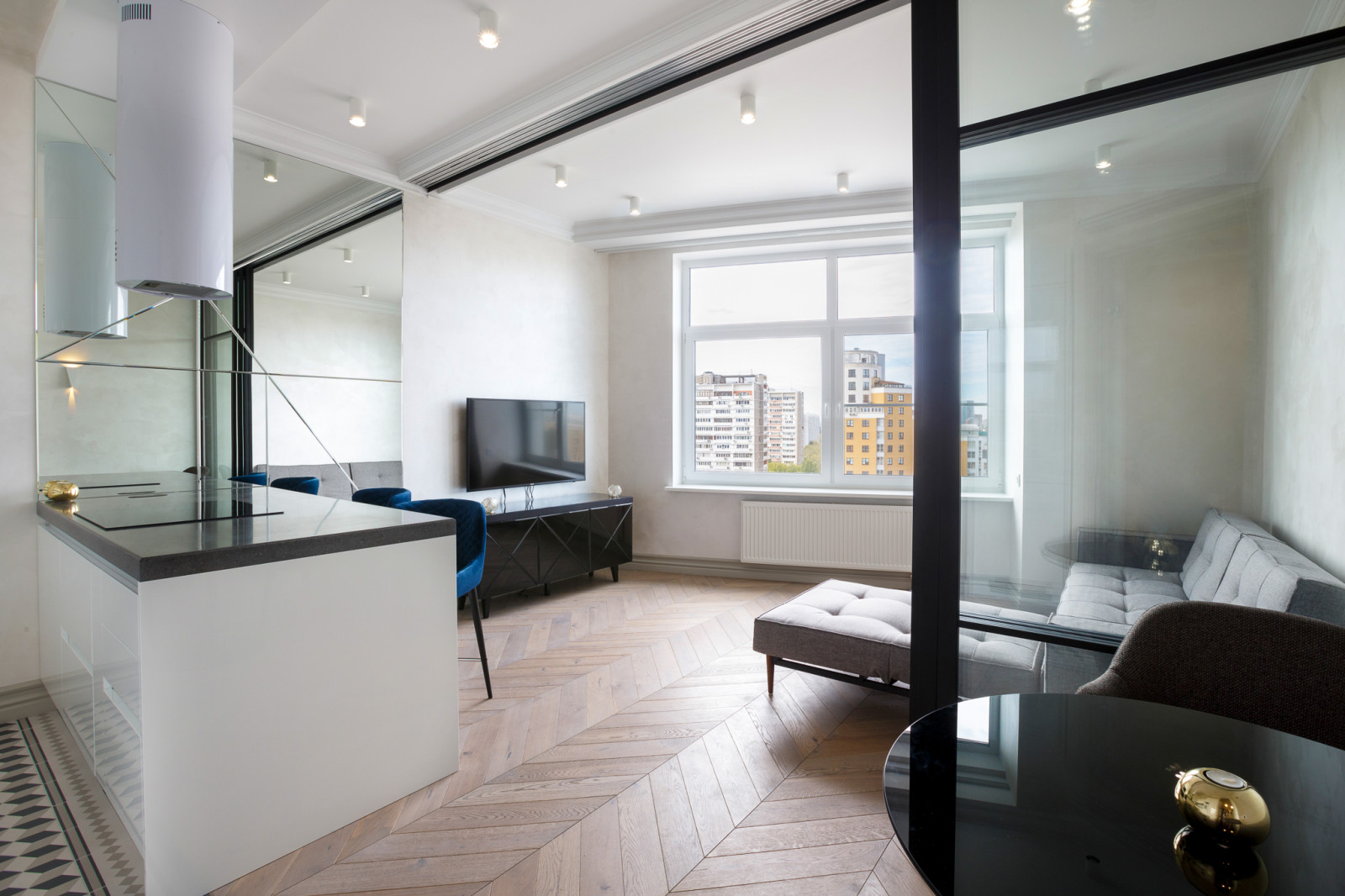 Кухня-гостиная 25 кв.м