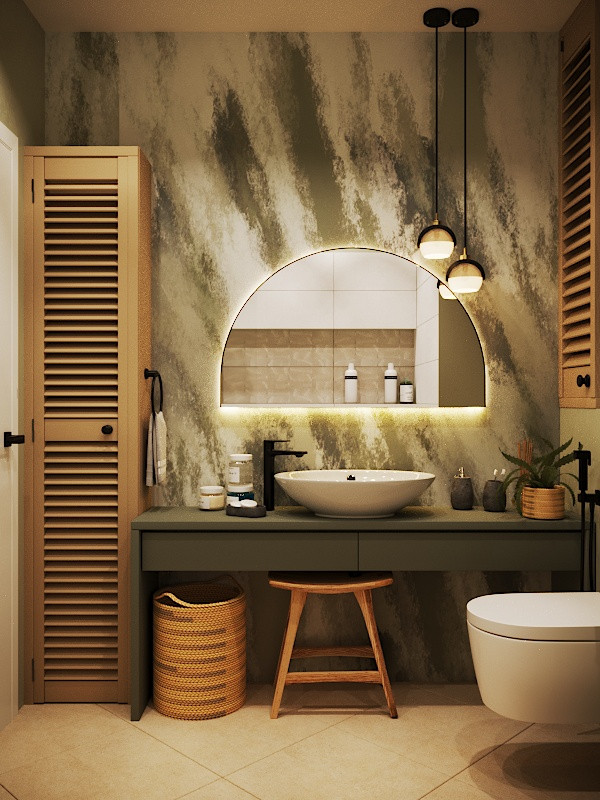 Ванная в мастер-спальне