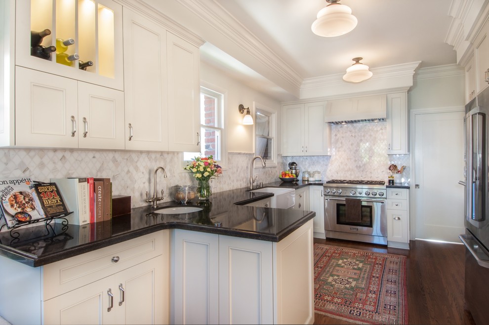 Kitchen - transitional kitchen idea in Los Angeles
