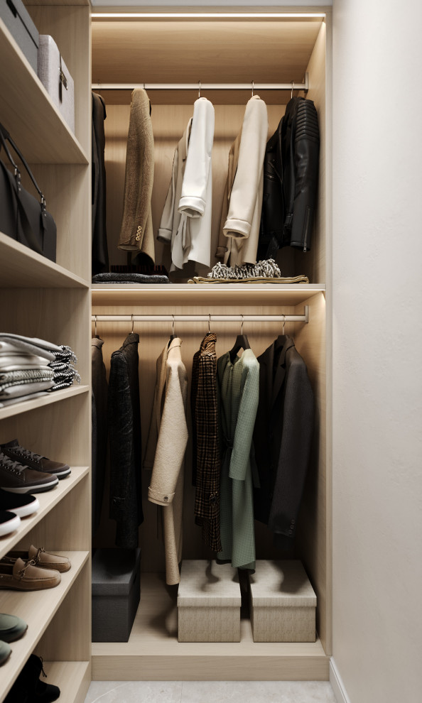 Гардеробная в квартире 82 м кв