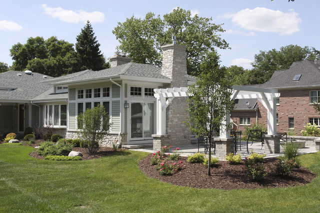 Backyard classique-terrasse-et-patio