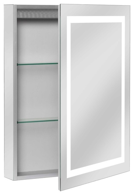Watson Lighted Medicine Cabinet 20 X28 Modern Medicine Cabinets By Buildcom