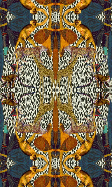 Animal Print Velvet Fabric
