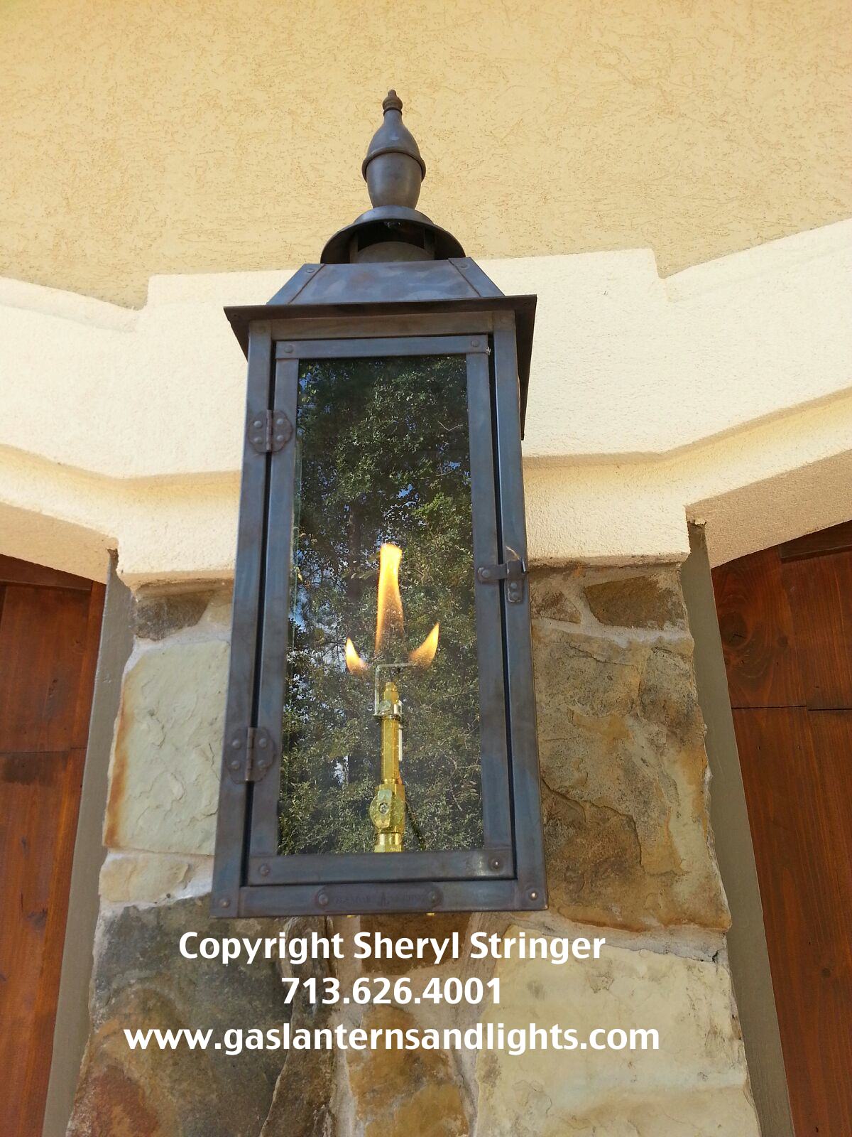 The Montgomery Gas Lantern with Electronic Ignition by Sheryl Stringer