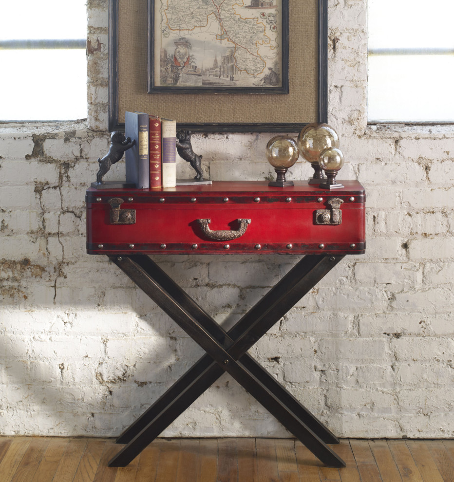 Uttermost Taggart Red Console Table