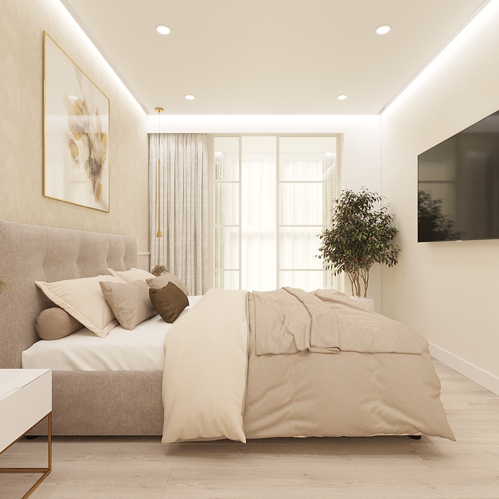 Дизайн двухкомнатной квартире в Квартале Энтузиастов