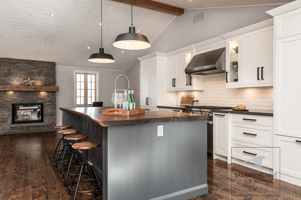 Kitchen - transitional kitchen idea in Toronto