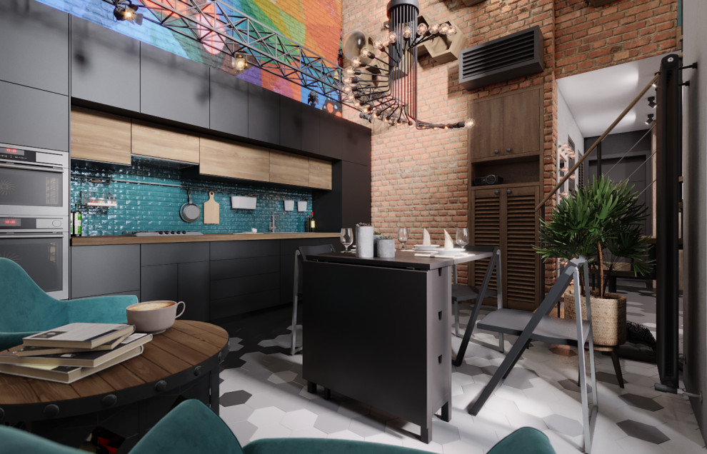 Проект квартиры с атриумом в ЖК "Поколение"