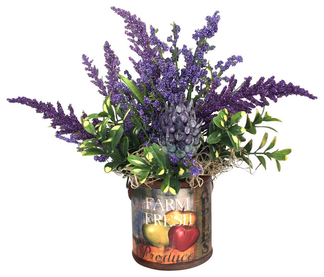 Small Spring Country Floral Purple