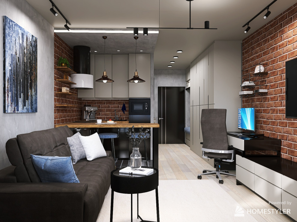 Маленькая квартира с мужским характером