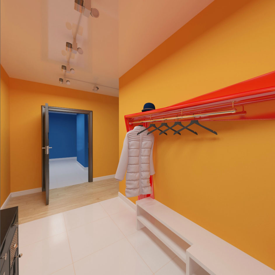 Квартира в стиле поп-арт и лофт