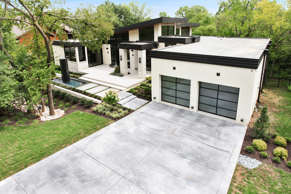 Example of a minimalist home design design in Kansas City