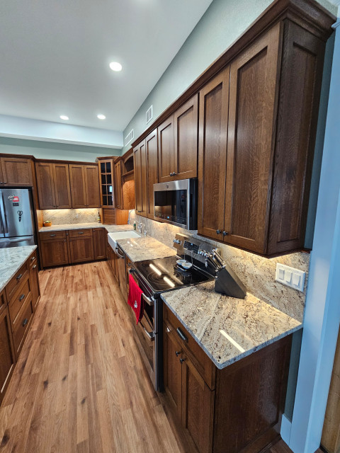 Qrt Sawn White Oak Kitchen craftsman-cuisine