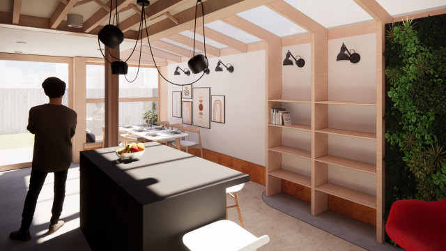 Waltham Forest Extension contemporary-vardagsrum