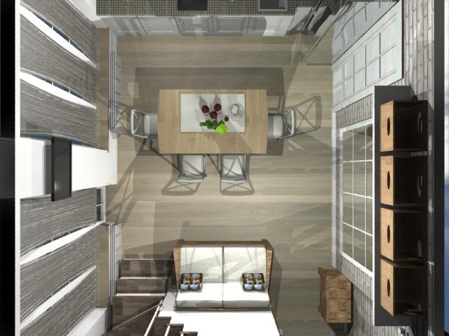 гостиное пространство в бане 6/6м